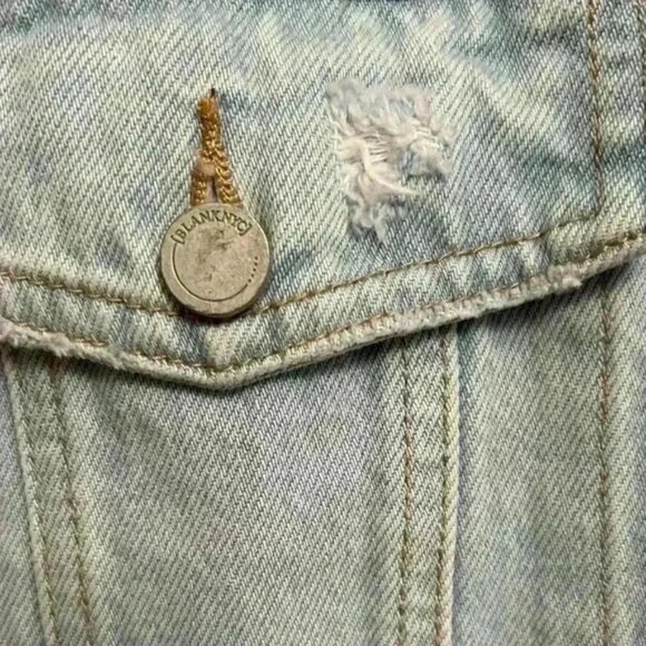 Blanknyc distressed denim jacket - Picture 2 of 3